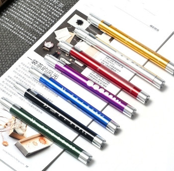 Pen light Medical Aluminium Alloy Nurse LED Penlight pena Dokter dengan cahaya