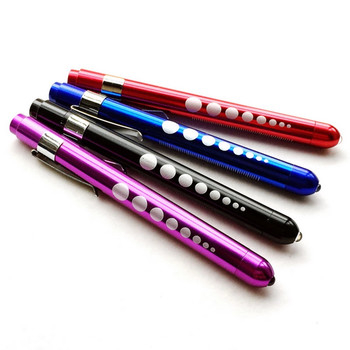 Pen light Medical Aluminium Alloy Nurse LED Penlight pena Dokter dengan cahaya
