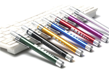Pen light Medical Aluminium Alloy Nurse LED Penlight pena Dokter dengan cahaya