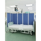 Layar Rumah Sakit Bangsal Medis Stainless Steel Ward Screen Room Divider Mobile Folding Cloth Ward folding