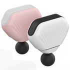 Putih Dan Merah Muda Kerang Mini sport otot pijat Relaksasi Tubuh Nirkabel Pijat