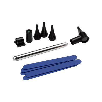Alat Diagnostik Medis THT Baterai AAA Set Otoscope Digital Stainless Steel