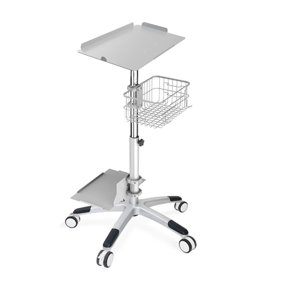 SPM Medical Trolley Cart Aluminium Perlengkapan Medis Habis Bergerak Vertikal