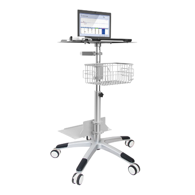 SPM Medical Trolley Cart Aluminium Perlengkapan Medis Habis Bergerak Vertikal