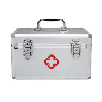 Aluminium First Aid Kit Bag Peralatan Medis Darurat Luar Ruangan Mobil