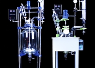 120rpm Kimia Distiller Glassware Borosilicate Glass Reflux Condenser Tube