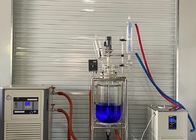 120rpm Kimia Distiller Glassware Borosilicate Glass Reflux Condenser Tube